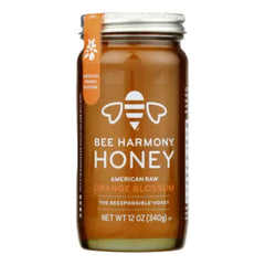 BEE HARMONY HONEY ORANGE BLOSSOM AMER 12 OZ