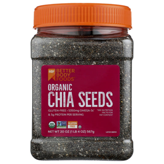 BETTERBODY CHIA SEED BLACK 1.25 LB - Pack of 6