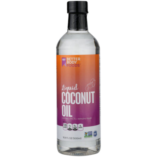 BETTERBODY OIL COCONUT LIQUID 16.9 OZ - Pack of 6