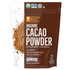 BETTERBODY POWDER CACAO ORG 16 OZ - Pack of 5