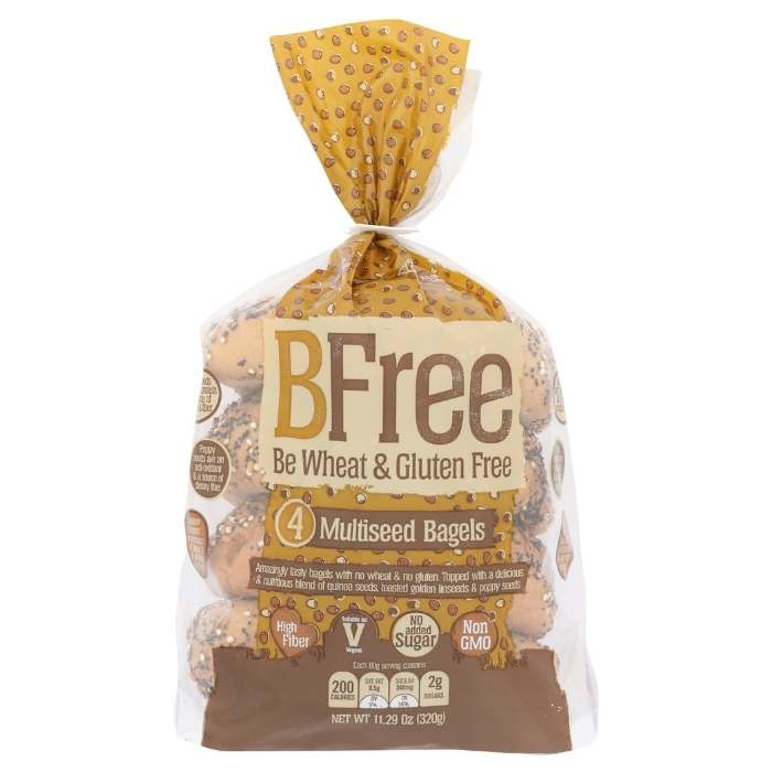 BFree - Gluten-Free Bagels Multiseed, 11.29oz - front