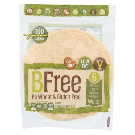 BFree - Gluten-Free Wraps Multigrain, 8.89oz  - front