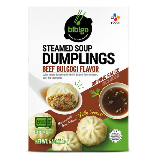 BIBIGO SOUP BEEF BULGOLI DMPLNG 6.6 OZ - Pack of 9