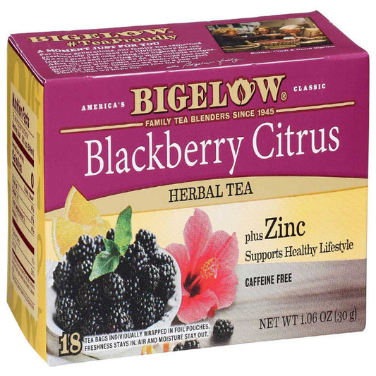 BIGELOW TEA BLKBRY CITRUS 18BG 1.06 OZ - Pack of 6