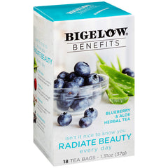 BIGELOW TEA BLUEBERRY & ALOE 1.31 OZ - Pack of 6