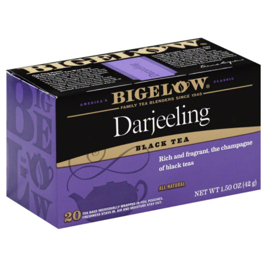 BIGELOW TEA DARJEELING 20BG 1.18 OZ - Pack of 6