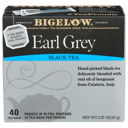 BIGELOW TEA EARL GREY 40BG 2.37 OZ - Pack of 6