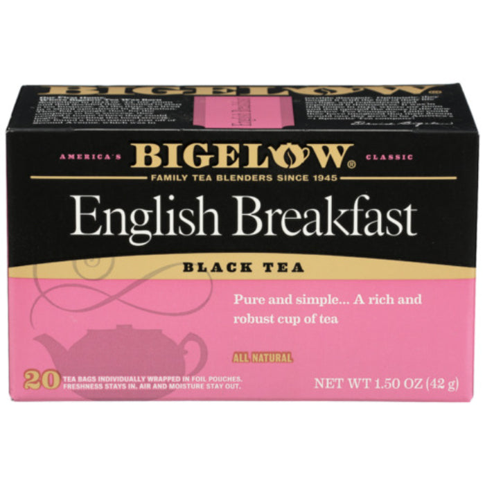 BIGELOW TEA ENGL BRKFAST 20BG 1.18 OZ - Pack of 6