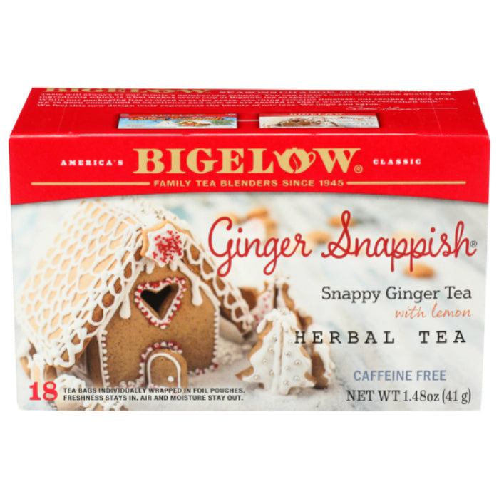 BIGELOW TEA GNGR SNAPPISH 1.48 OZ - Pack of 6