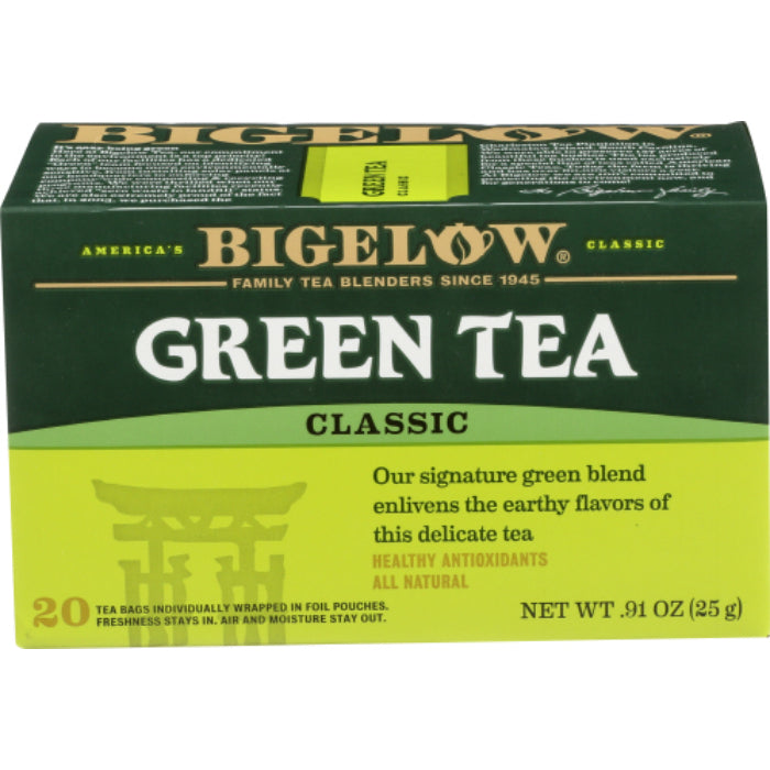 BIGELOW TEA GRN 20BG 0.91 OZ - Pack of 6