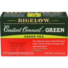 BIGELOW TEA GRN CNSTNT CMMNT 20BG 1.18 OZ - Pack of 6