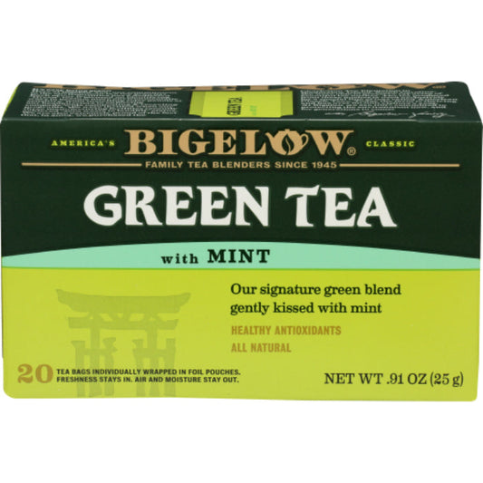 BIGELOW TEA GRN MINT 20BG 0.91 OZ - Pack of 6