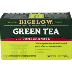 BIGELOW TEA GRN PMGRNT 20BG 1.37 OZ - Pack of 6