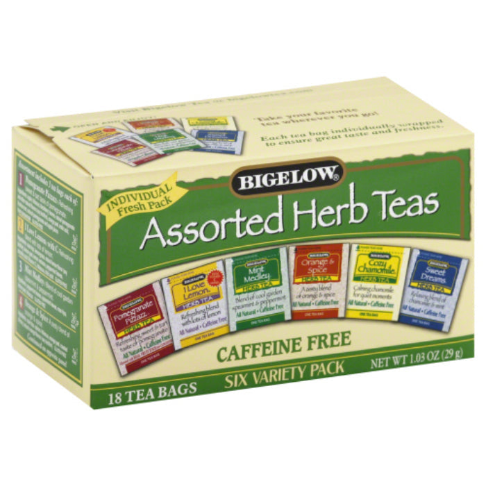 BIGELOW TEA HERB 6VRTY 18BG 1.03 OZ - Pack of 6