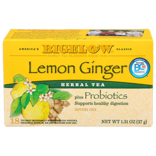 BIGELOW TEA LEMON GNGR 18BG 1.39 OZ - Pack of 6