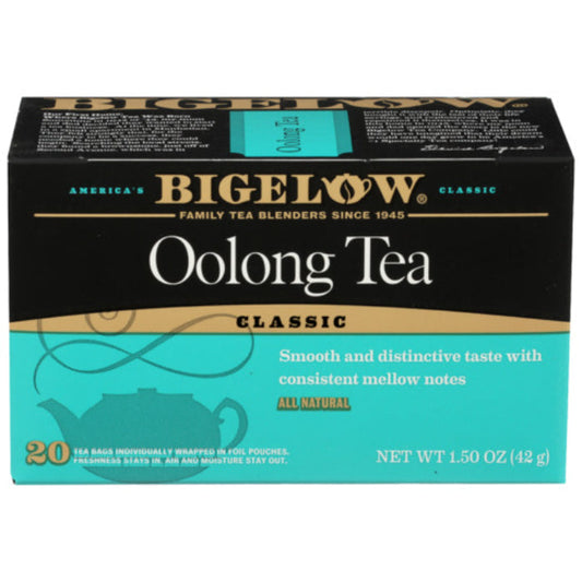 BIGELOW TEA OOLONG 20BG 1.5 OZ - Pack of 6