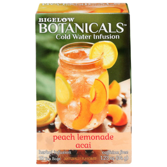 BIGELOW TEA PEACH LEMONADE ACAI 1.23 OZ - Pack of 6