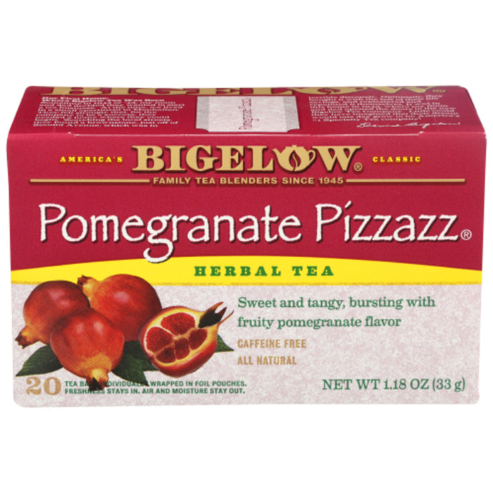 BIGELOW TEA PMGRNT PIZZAZ 20BG 1.46 OZ - Pack of 6