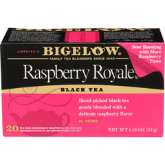 BIGELOW TEA RASPBRY ROYALE 20BG 1.18 OZ - Pack of 6