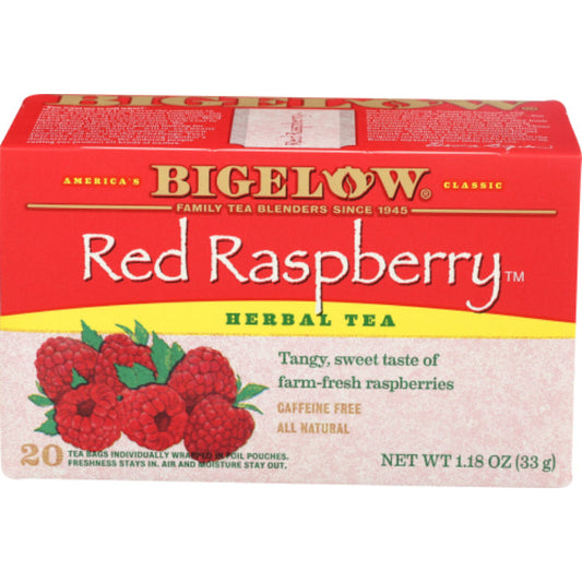 BIGELOW TEA RED RSPBRY 20BG 1.18 OZ - Pack of 6