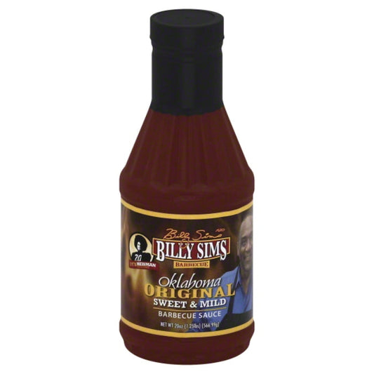 BILLY SLMS SAUCE BBQ OKLAHOMA SWEET 20 OZ - Pack of 6