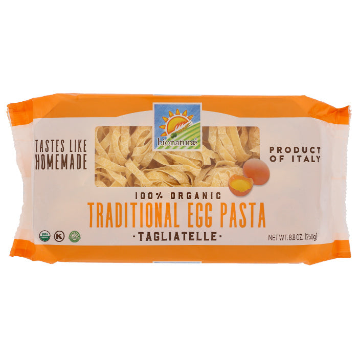 BIONATURAE PASTA EGG TAGLIATELLE ORG 8.8 OZ - Pack of 12