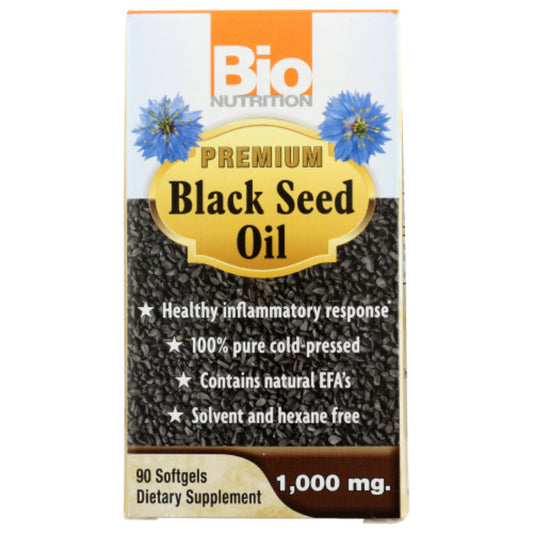 BIO NUTRITION BLACK SEED OIL SOFT GELS 90 SG - Pack of 1