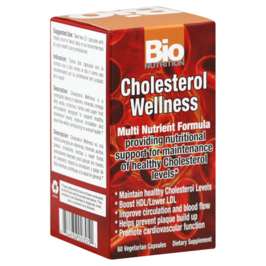 BIO NUTRITION WELLNESS CHLOSTEROL 60 VC - Pack of 1
