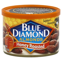 BLUE DIAMOND ALMOND HONEY ROASTED 6 OZ - Pack of 12