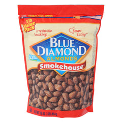 BLUE DIAMOND ALMOND SMOKEHOUSE 16 OZ - Pack of 6