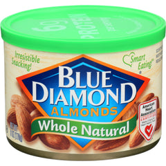 BLUE DIAMOND - Almonds Natural Toasted 6OZ ( Pack of 12)