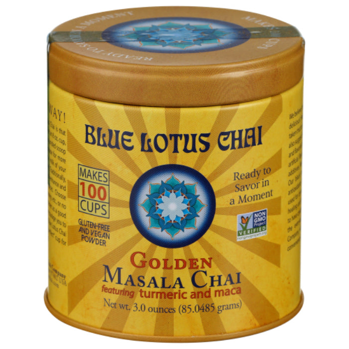 BLUE LOTUS CHAI CHAI MASALA GOLDEN 3 OZ - Pack of 6