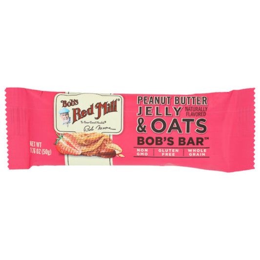 BOBS RED MILL BAR OAT PNT BTR JELLY 1.76 OZ - Pack of 12