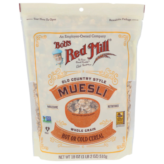 BOBS RED MILL CEREAL MUESLI 18 OZ - Pack of 4