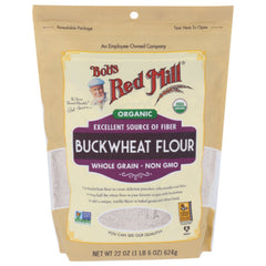 BOBS RED MILL FLOUR BUCKWHEAT ORG 22 OZ - Pack of 4