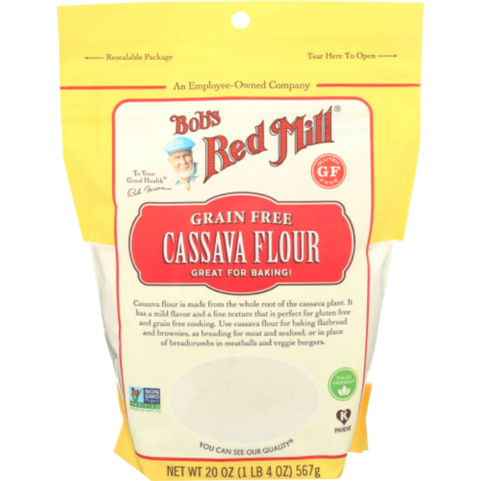 BOBS RED MILL FLOUR CASSAVA 20 OZ - Pack of 4