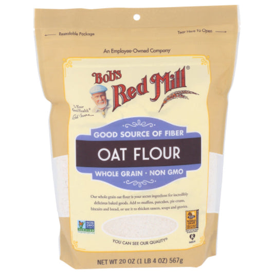 BOBS RED MILL FLOUR OAT 20 OZ - Pack of 4