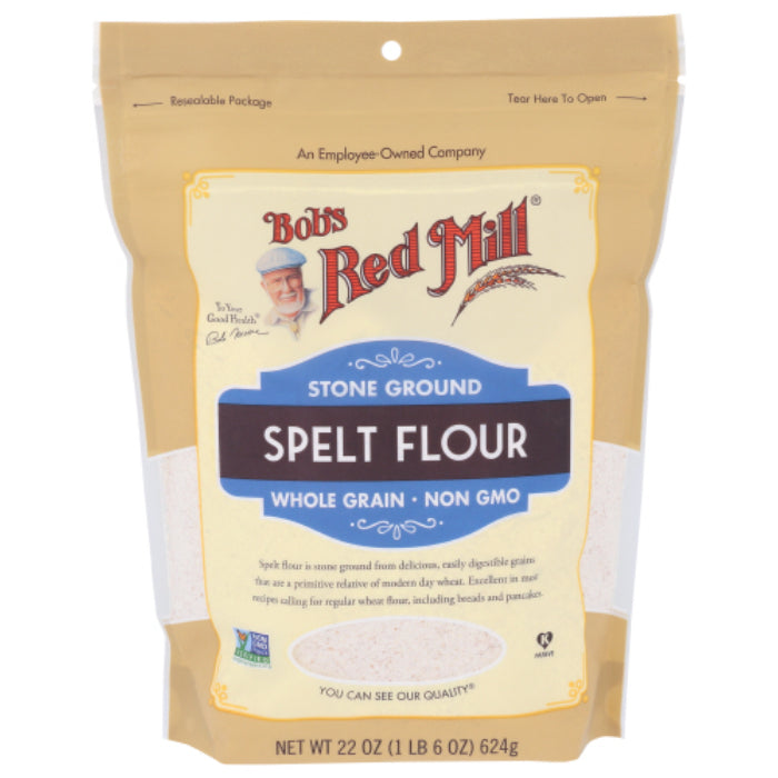 BOBS RED MILL FLOUR SPELT 22 OZ - Pack of 4