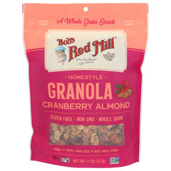 BOBS RED MILL GRANOLA HMSTYL CRAN ALMD 11 OZ - Pack of 6