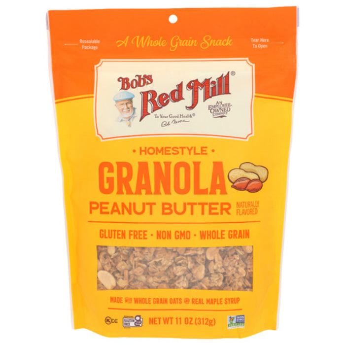 BOBS RED MILL GRANOLA HMSTYL PNT BTR 11 OZ - Pack of 6