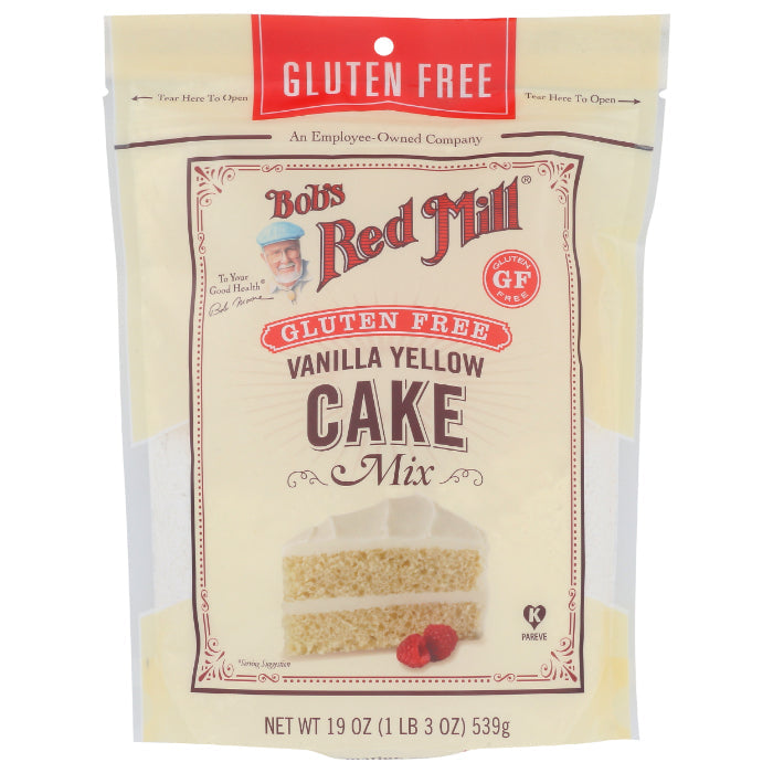 BOBS RED MILL MIX CAKE VANILLA 19 OZ - Pack of 4