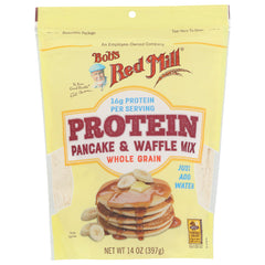 BOBS RED MILL PANCAKE WAFLE MIX PROTEIN 14 OZ - Pack of 4