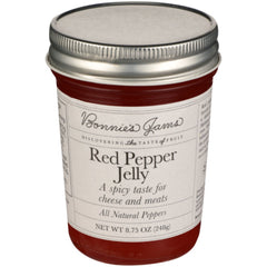 BONNIES JAMS JAM RED PEPPER JELLY 8.75 OZ - Pack of 6