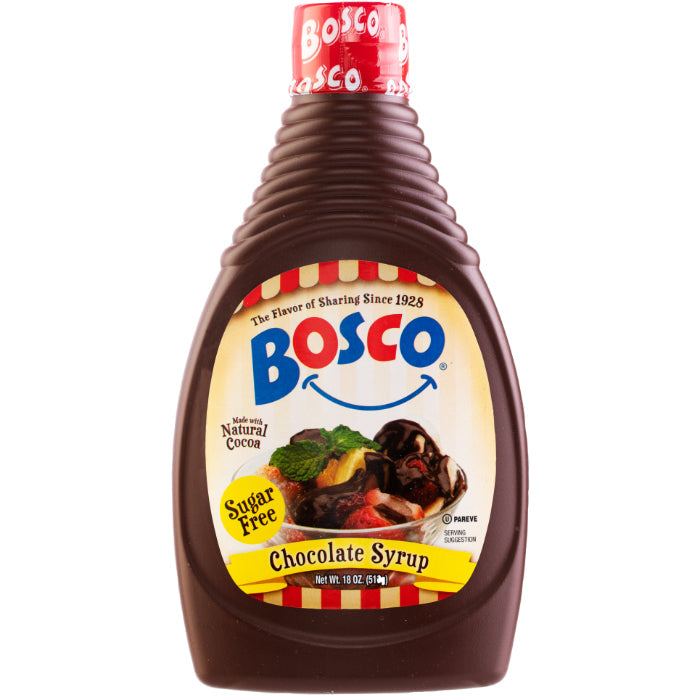 BOSCO SYRUP CHOCOCOLATE SF 18 OZ - Pack of 12