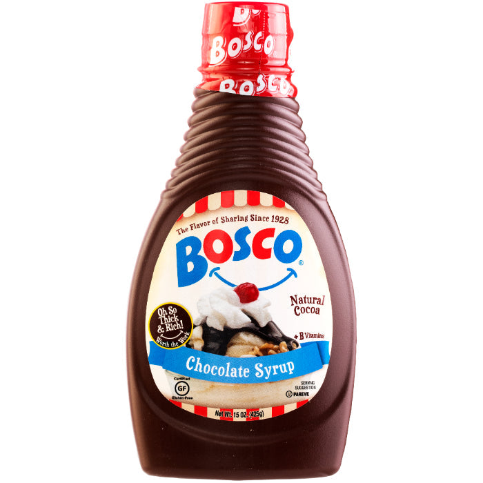 BOSCO SYRUP CHOCOLATE 15 OZ - Pack of 6