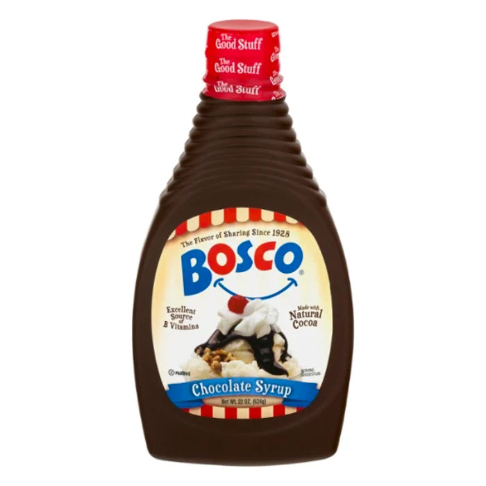 BOSCO SYRUP CHOCOLATE 22 OZ - Pack of 12