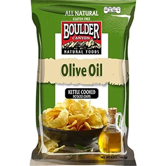 BOULDER CANYON CHIP OLIVE OIL 6.5 OZ - Pack of 12