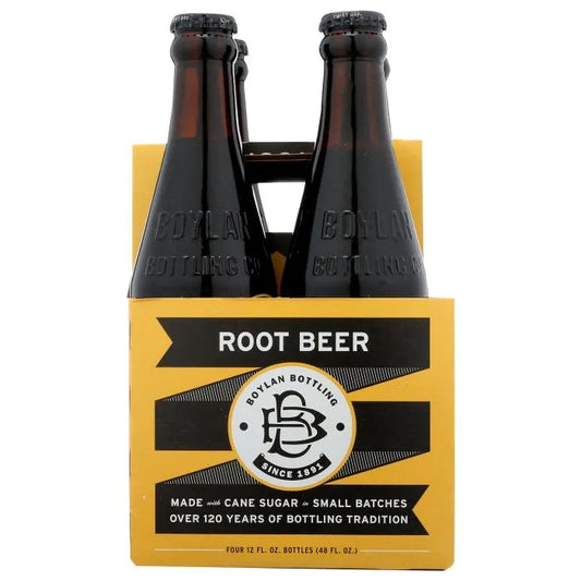 BOYLAN SODA ROOT BEER 4PK 48 FO - Pack of 6