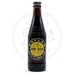 BOYLAN SODA ROOT BEER NATURAL 12 FO - Pack of 24