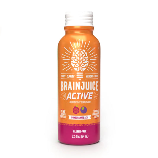 BRAINJUICE SHOT ACTIVE POMGRNT ACAI 2.5 FO - Pack of 12